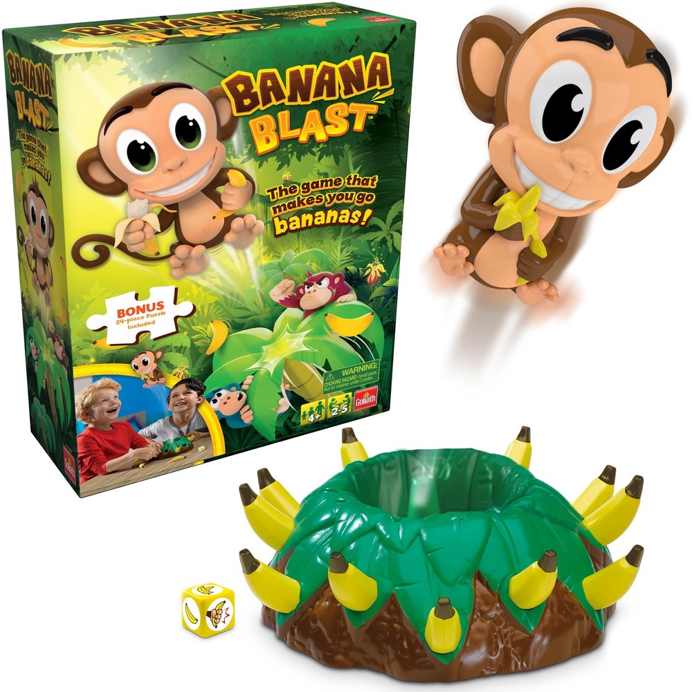 Banana Blast - Pull The Bananas Until The Monkey Jumps Game - Includes a Fun ...