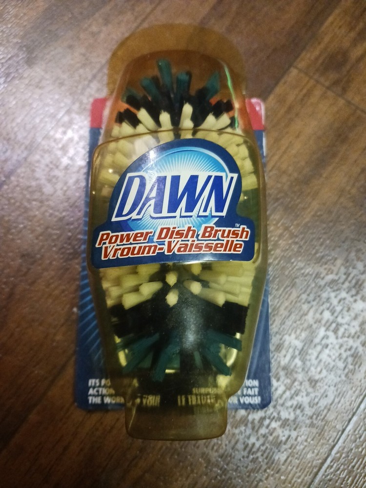 Dawn Power Dish Brush 2 Replacement Heads Scrub Cleaning Soft & Stiff Bristles