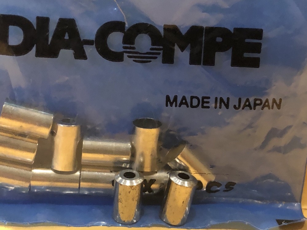 2 NOS Dia Compe Ferrules 5 X 10 mm