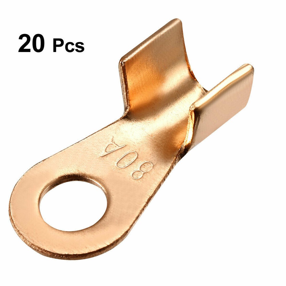 20pc OT-80A Copper Ring Tongue Cable Connector Passing Through Terminal