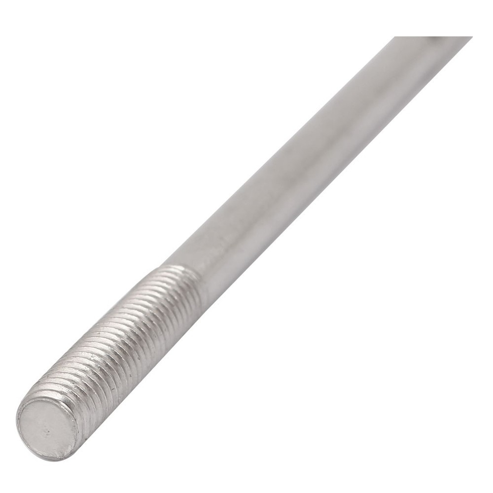 M8 x 130mm Tight Adjustable Push Double End Thread Stud Teeth Rod 10pcs