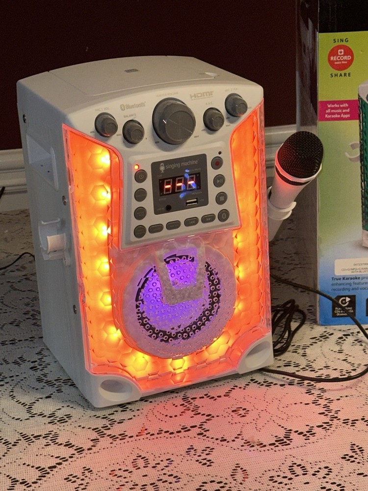 Singing Machine SML633 Bluetooth CD+G Karaoke System