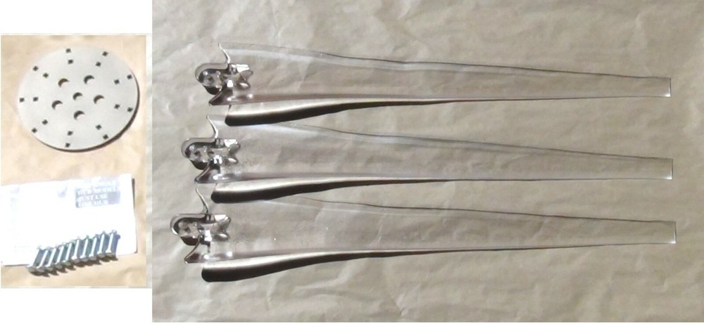 KT Clear GHOST LOW WIND Area Blades 74" diameter 3 blades & hub