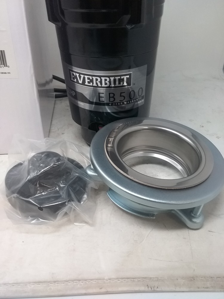Everbilt EB500 Standard 1/2HP Garbage Disposal ( New)