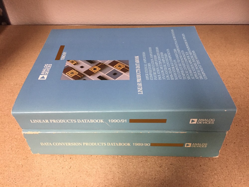 Data Book = Analog Devices Linear & Data Conversion Databooks 1989/1990/1991