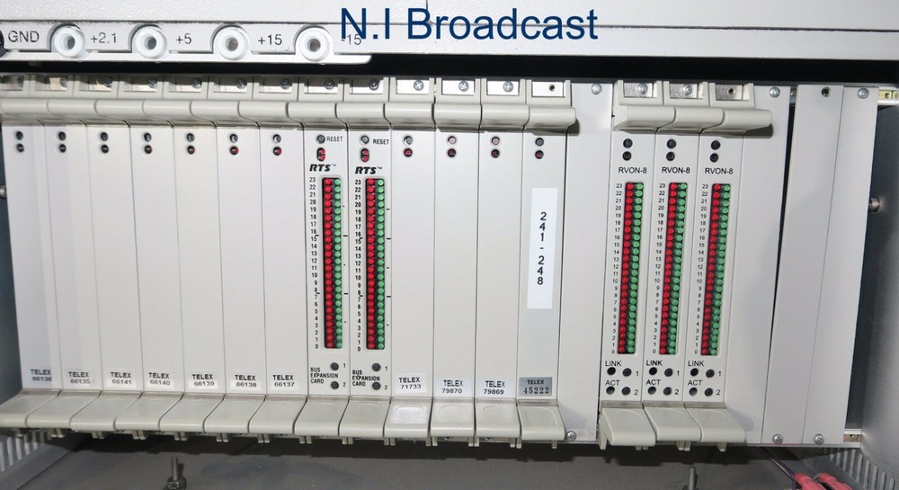 RTS telex adam intercom talkback mainframe wtih expansion options (ref 2)