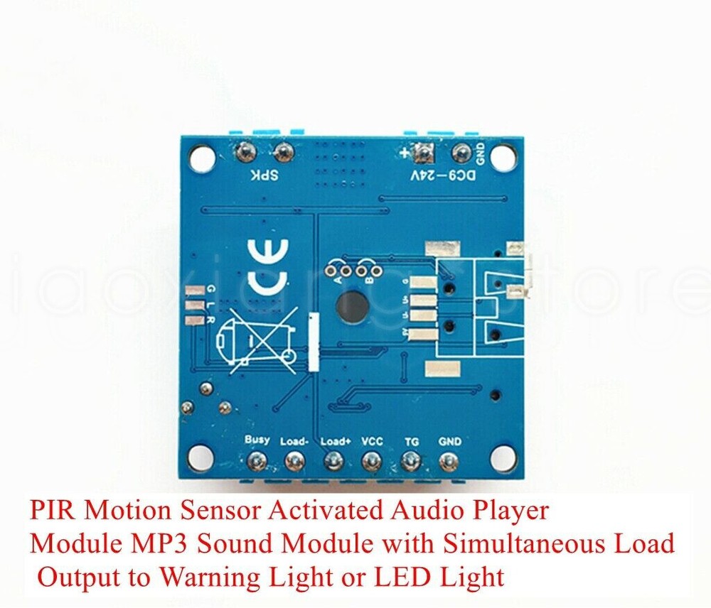 1PC Motion Sensor or Switch Activated MP3 Sound Module With Load Output