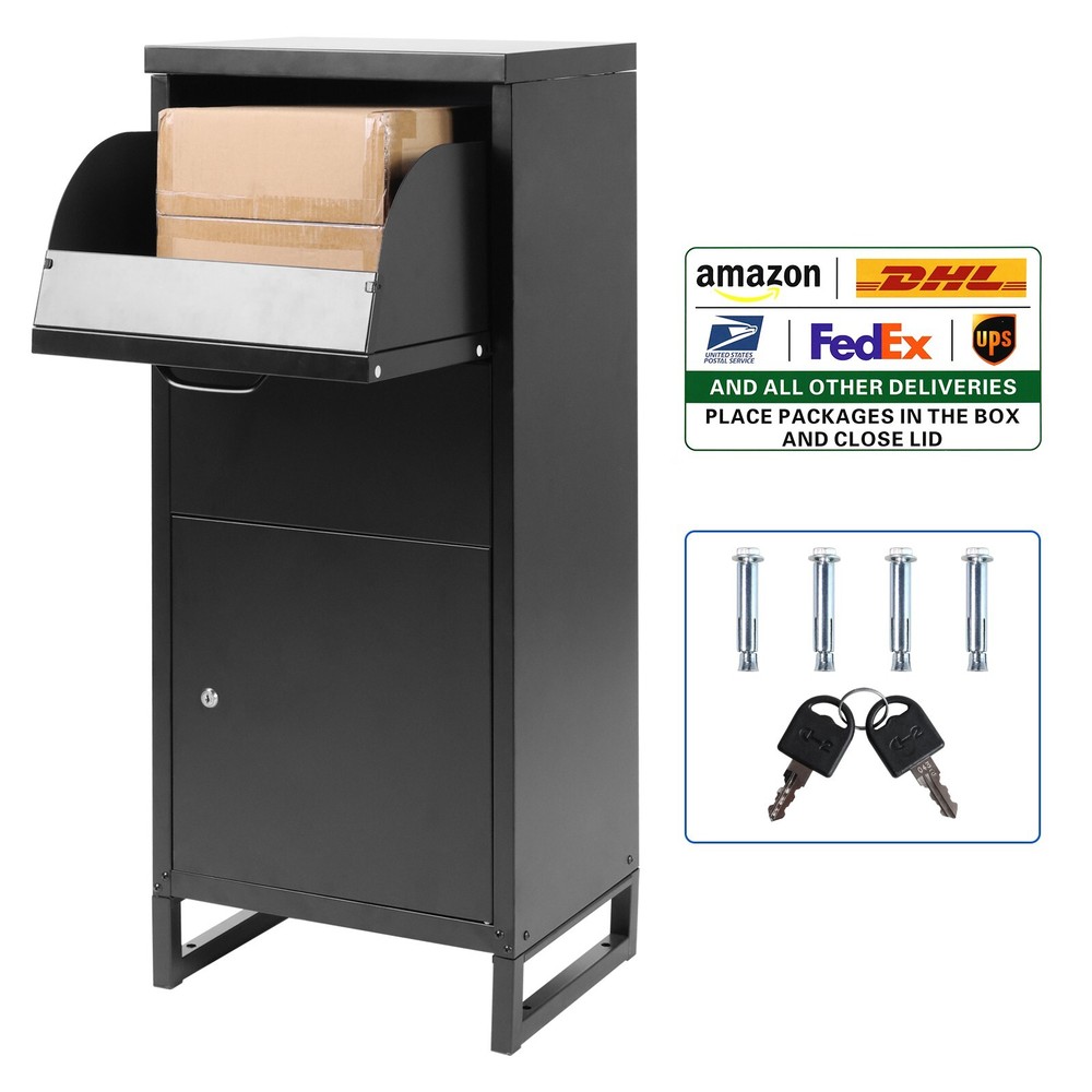 Outdoor Package Delivery Box for Outside Large Lockable Parcel Storage Drop Box