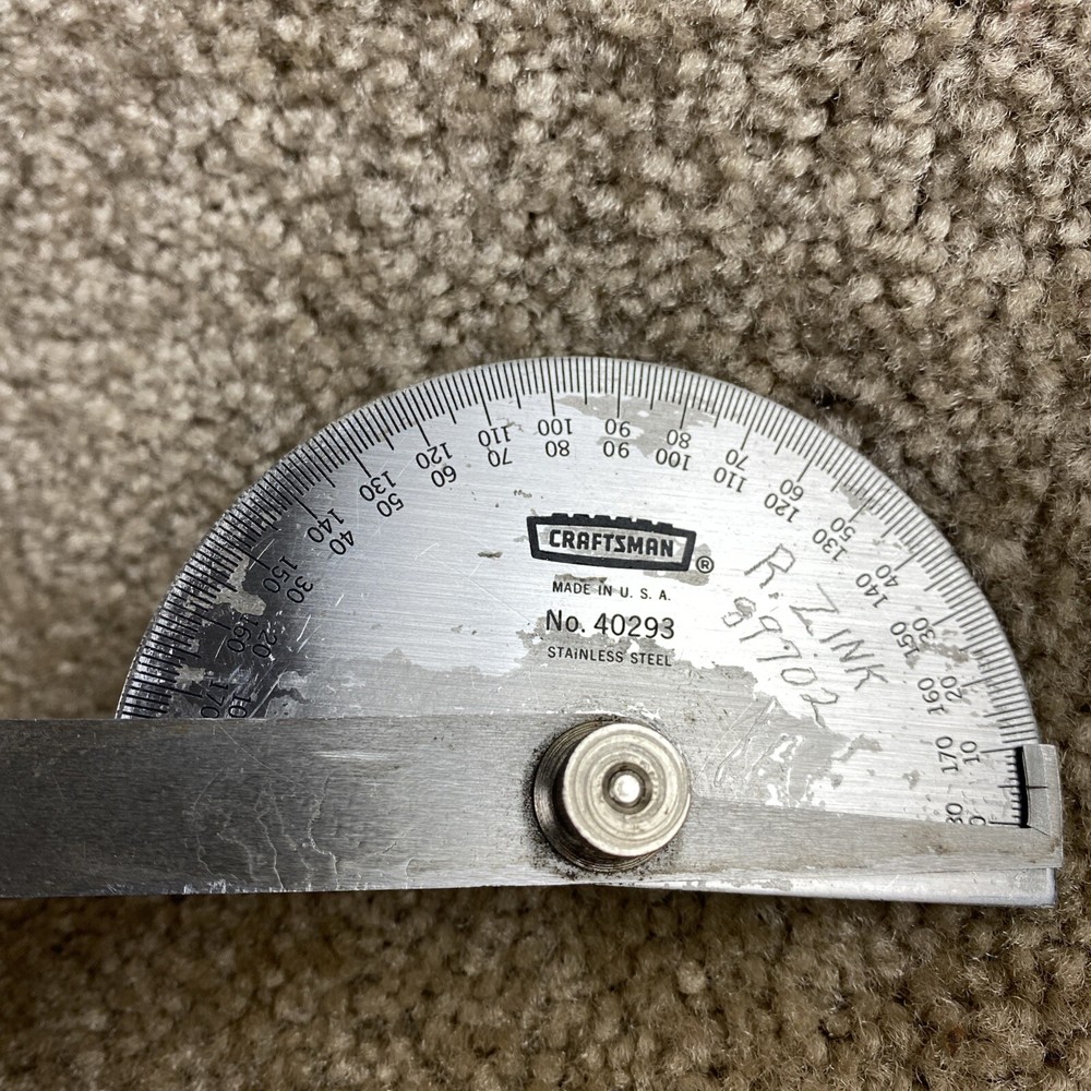 Craftsman No.40293 Protractor