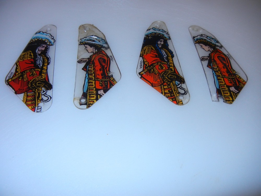 Data East Hook Pinball Slingshot Plastics - Used