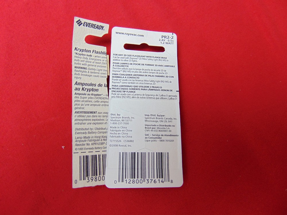 Rayovac & Eveready Flashlight Bulbs *****LOT SALE******