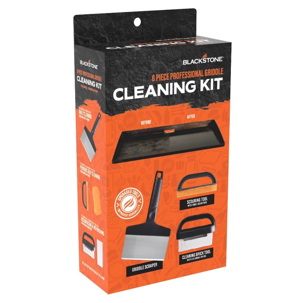 Professional Griddle Cleaning Kit, 8-Piece