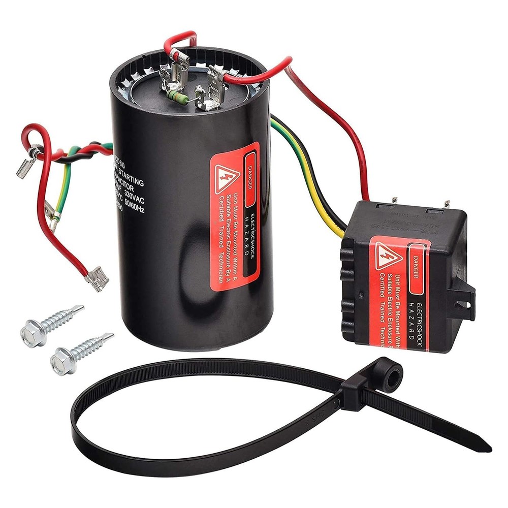 Hard Start Kit for Air Conditioner - Long Term Replace Compressor Saver Capacito