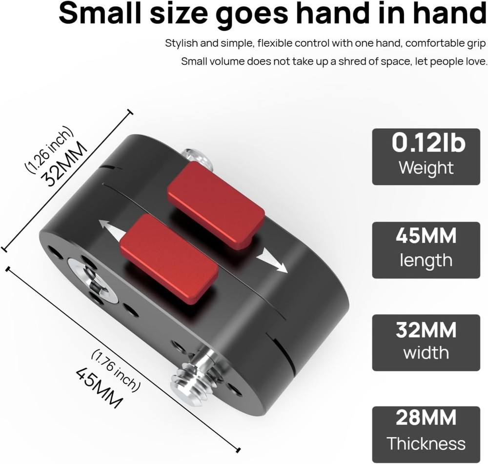Mini Lock Quick Release Plates,Quickly and Securely Attach and Detach Accessori