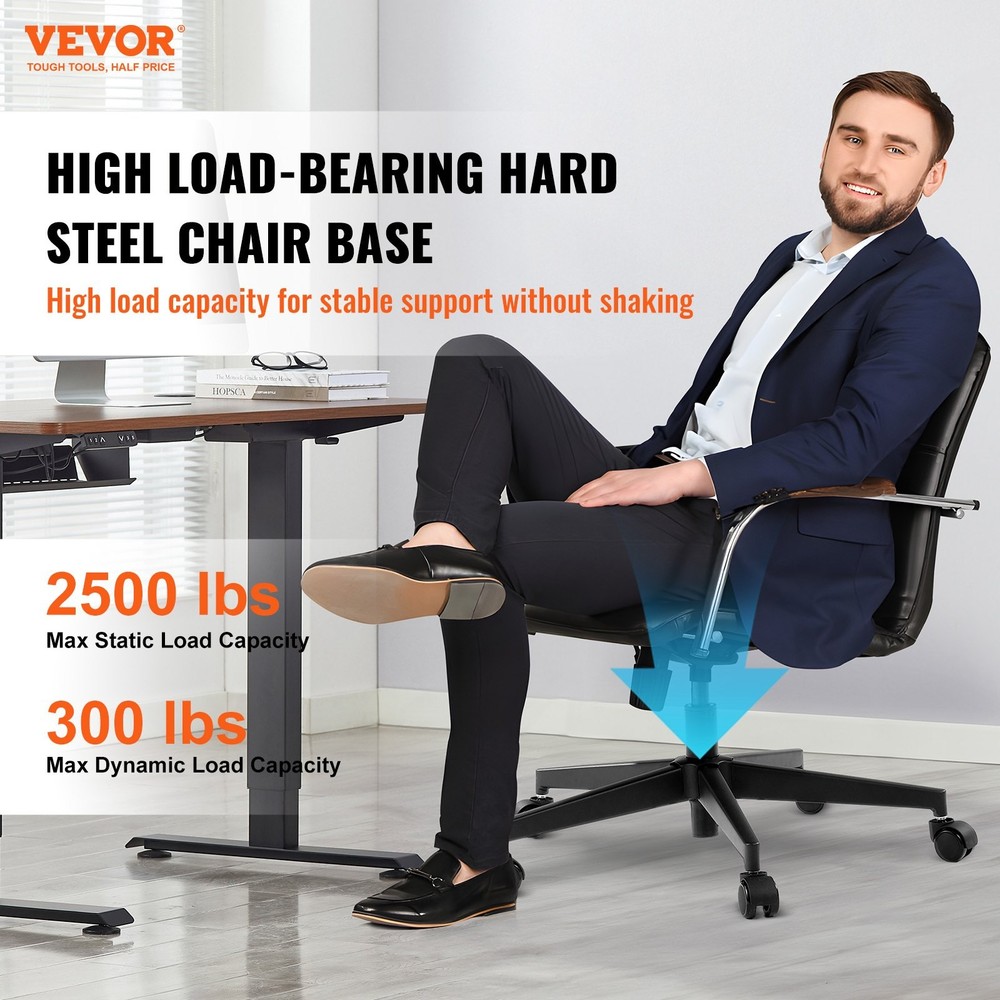 [New]Office Chair Base Replacement, 28", 2500 lbs Static Load Capacity, Heavy Du