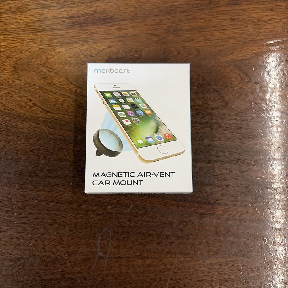 MAXBOOST MAGNETIC AIR VENT CAR MOUNT 2 MOUNTS.