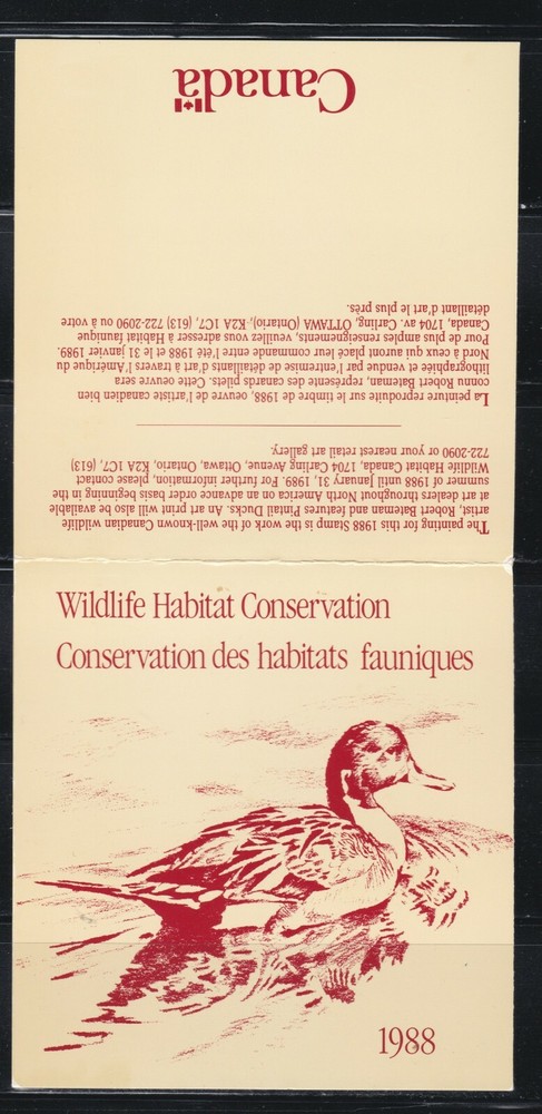 Canada - 1988 Duck Stamp