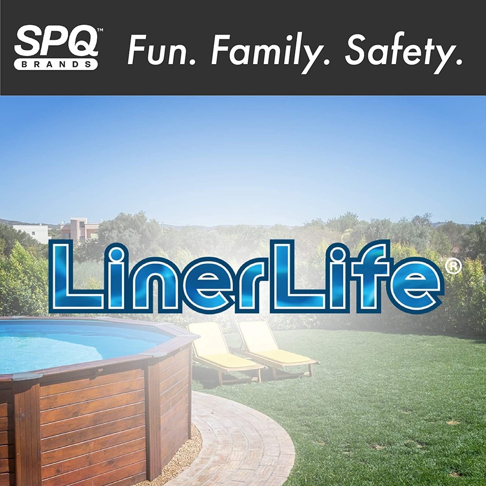Liner Life Above Ground Pool Pad 16' x 32' x (Rectangular), Black