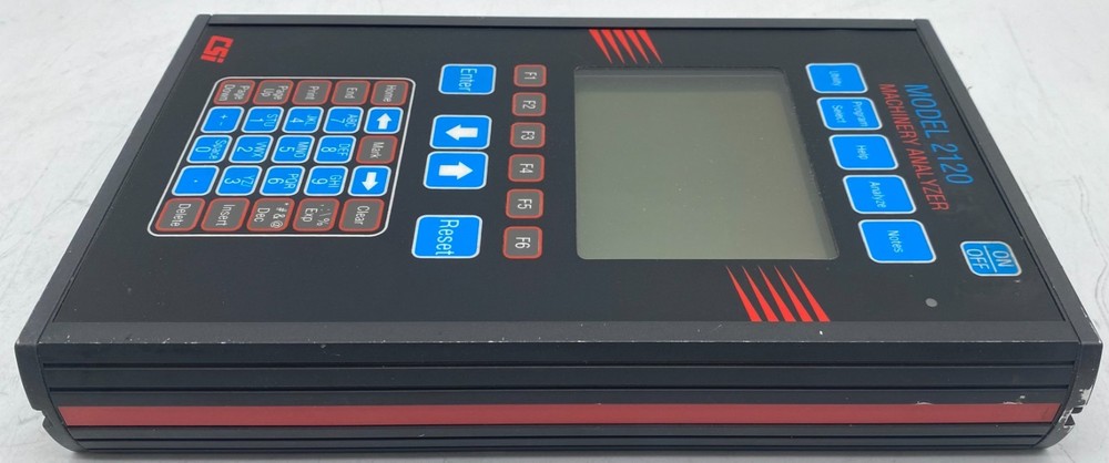 EMERSON CSI 2120-2 MACHINERY ANALYZER REV.2 W/ PROTECTIVE CASE
