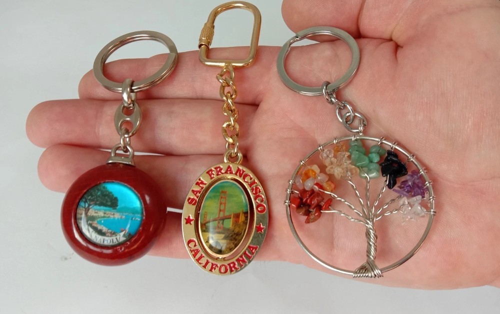 Beautiful keychains, 3 different pieces