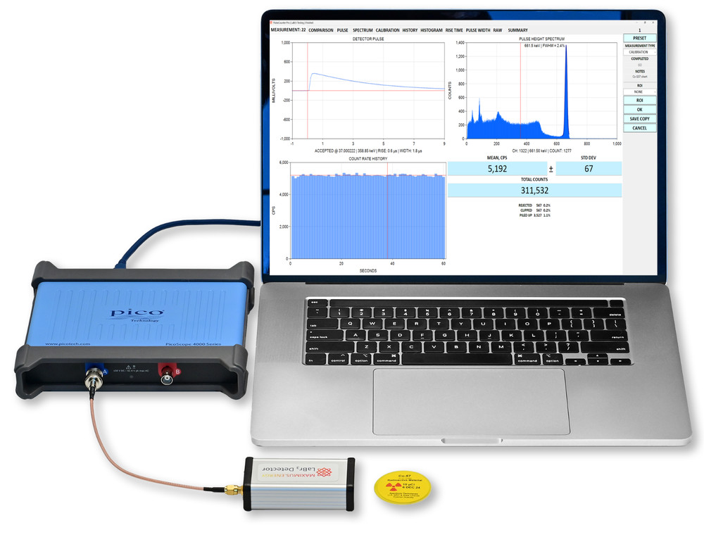 Pico-MCA DPP/Multichannel Analyzer Gamma, X-Ray, Neutron Spectrometer