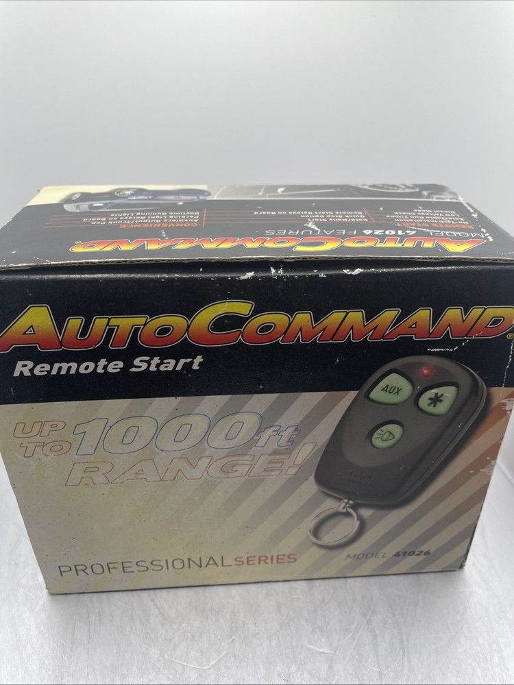 Remote Start Design Tech Auto Command Remote Control Car Starter New In Box