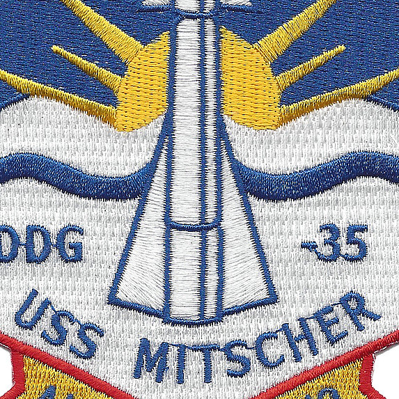 USS Mitscher DDG-35 Guided Missile Destroyer Patch