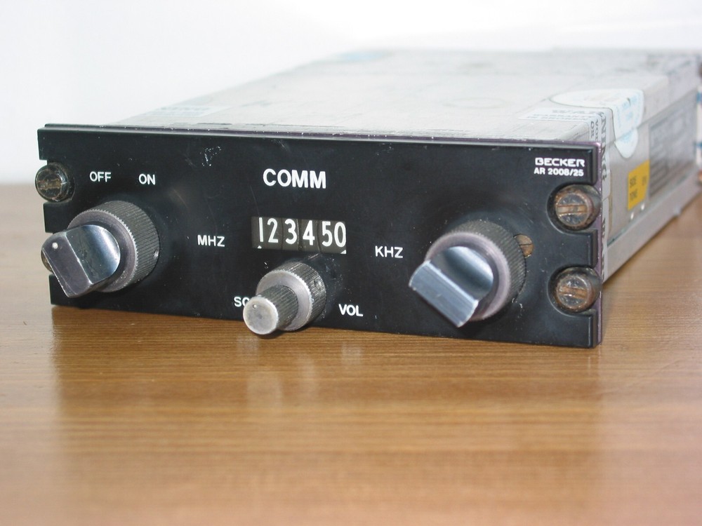 BECKER AR-2008/25 COM RADIO !!! VERY NICE AR COMM 2000 SERIES TRANSCEIVER !!!