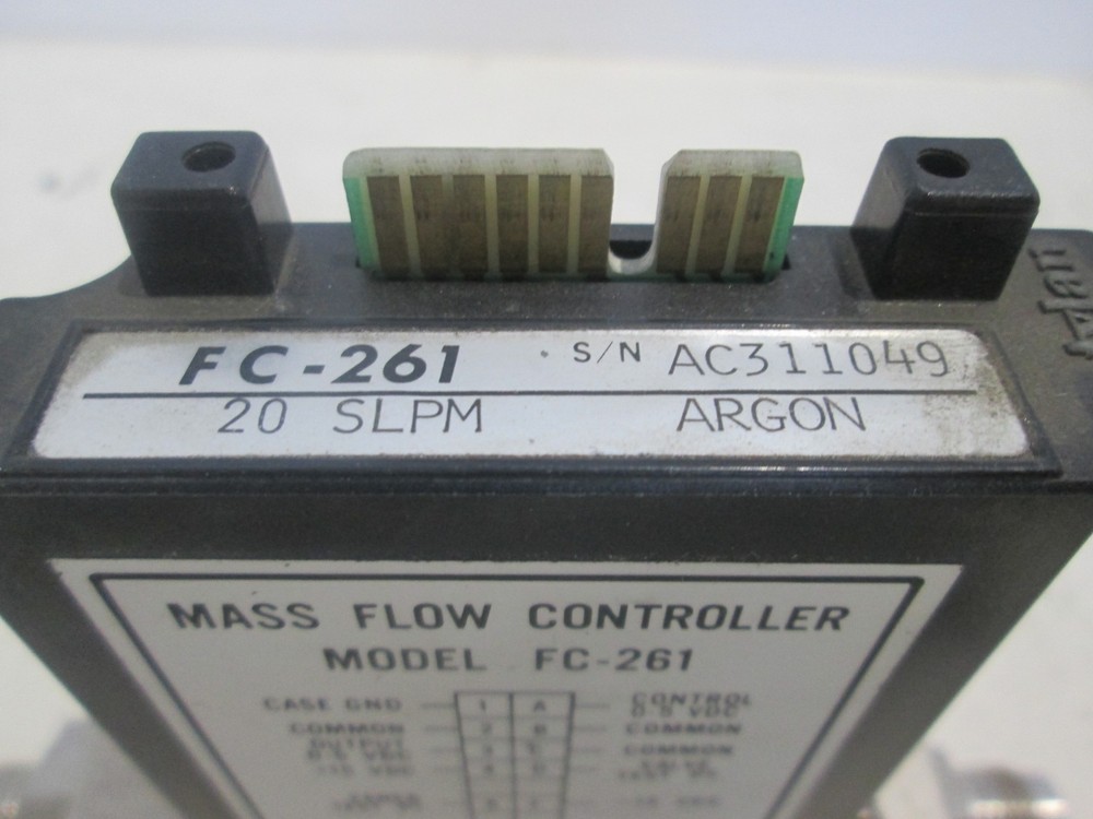 Tylan, FC-261, Mass Flow Controller, 20 SLPM, AR, Used