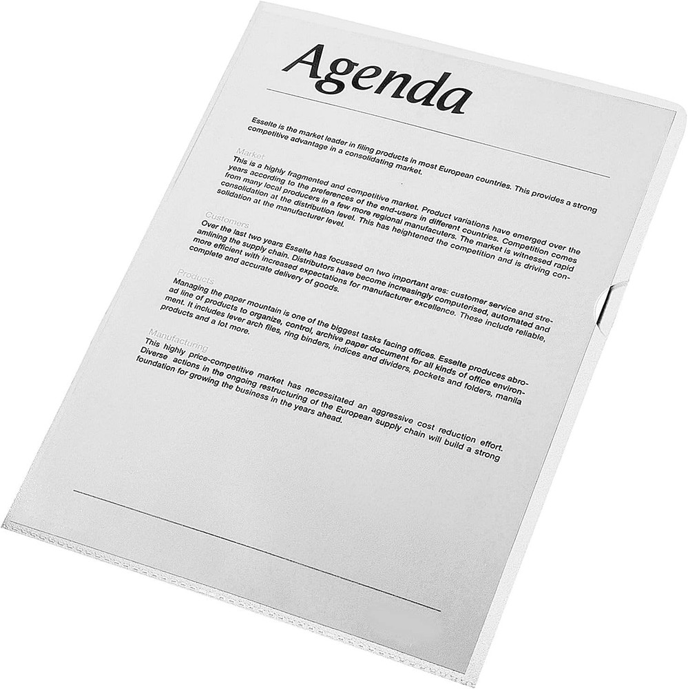 Cut Flush Folder A4 (Pack of 100) 1 â€”