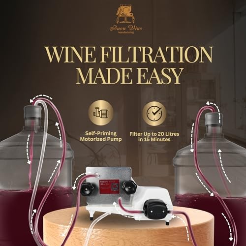 Mini Jet Wine Filter - Easy Bottle Filteration Brewing Kit - Simple Automatic