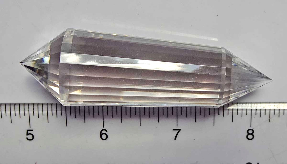 Clear Quartz Vogel 24-sided Crystal - v504