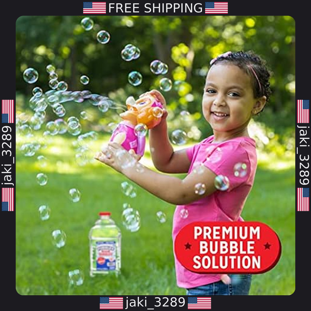 Fubbles 64oz Non-Toxic Bubble Solution | Kids Bubble Machine Refill | USA Made