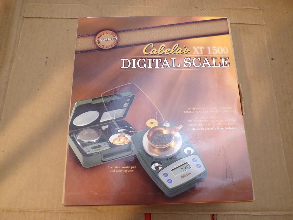 Cabelas XT 1500 Digital Scale1500 Grain Capacity
