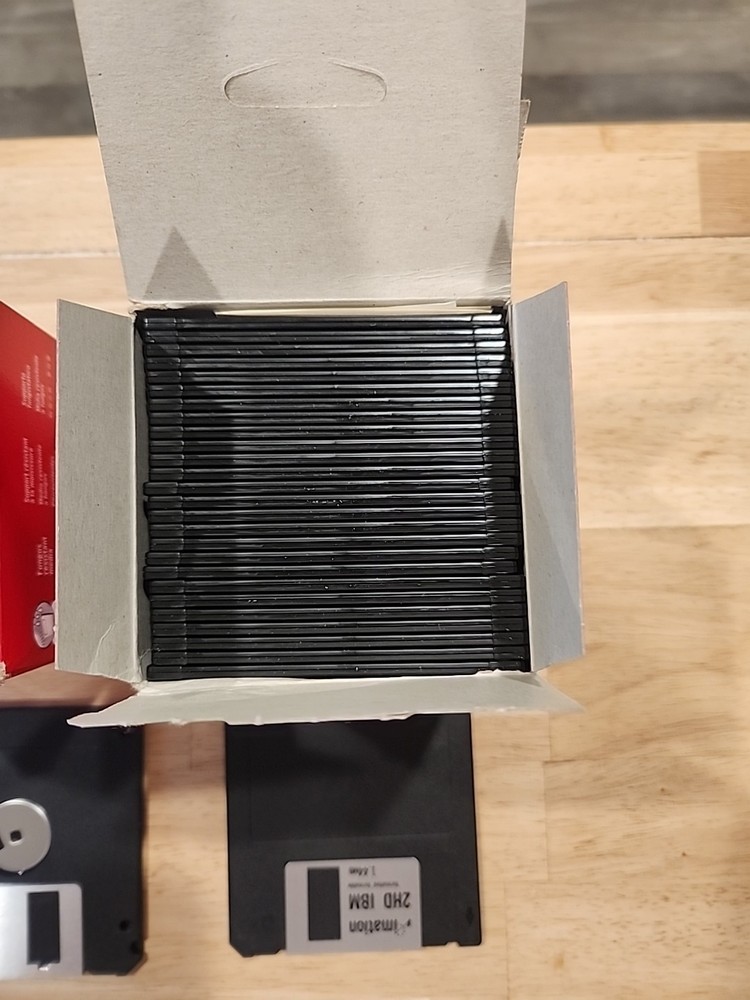 Imation IBM Formatted 2HD 1.44 Diskettes, partial packs: 36 Total UNTESTED