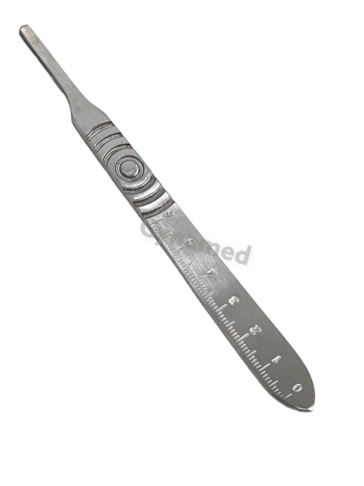 Scalpel Handle #4with Measuring Scale Feature - Suitable for #20+ Blades