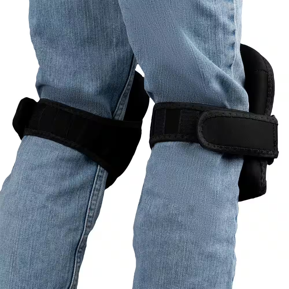 Soft Cap Gel Non Marring Flooring Work Knee Pads (1-Pair)