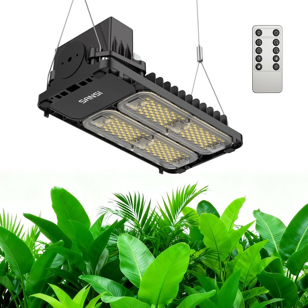 100W(750W Equiv) Grow Lights Dimmable Panel Light Full Spectrum Remote Control