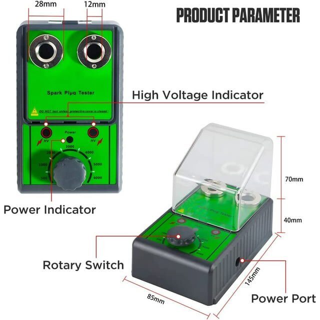 Car Spark Plug Tester Automotive Spark Plug Ignition Analyzer Diagnostic Tool