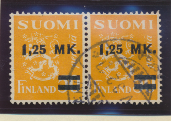 Finland Stamp Scott #196, Used, Pair