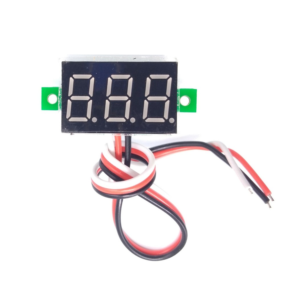 Ultra small Blue LED Volt Voltage Meter Voltmeter DC 0-99.9V 100V