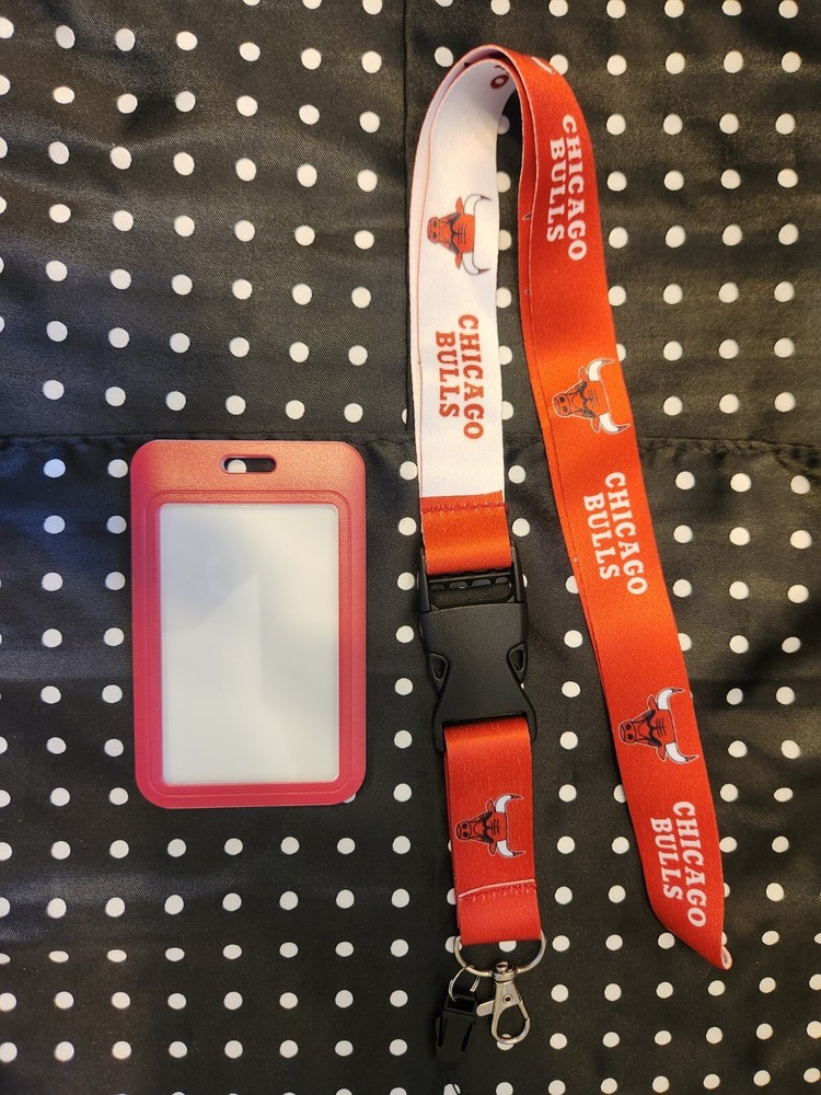 Chicago Bulls NBA Lanyard Keychain & ID Holder