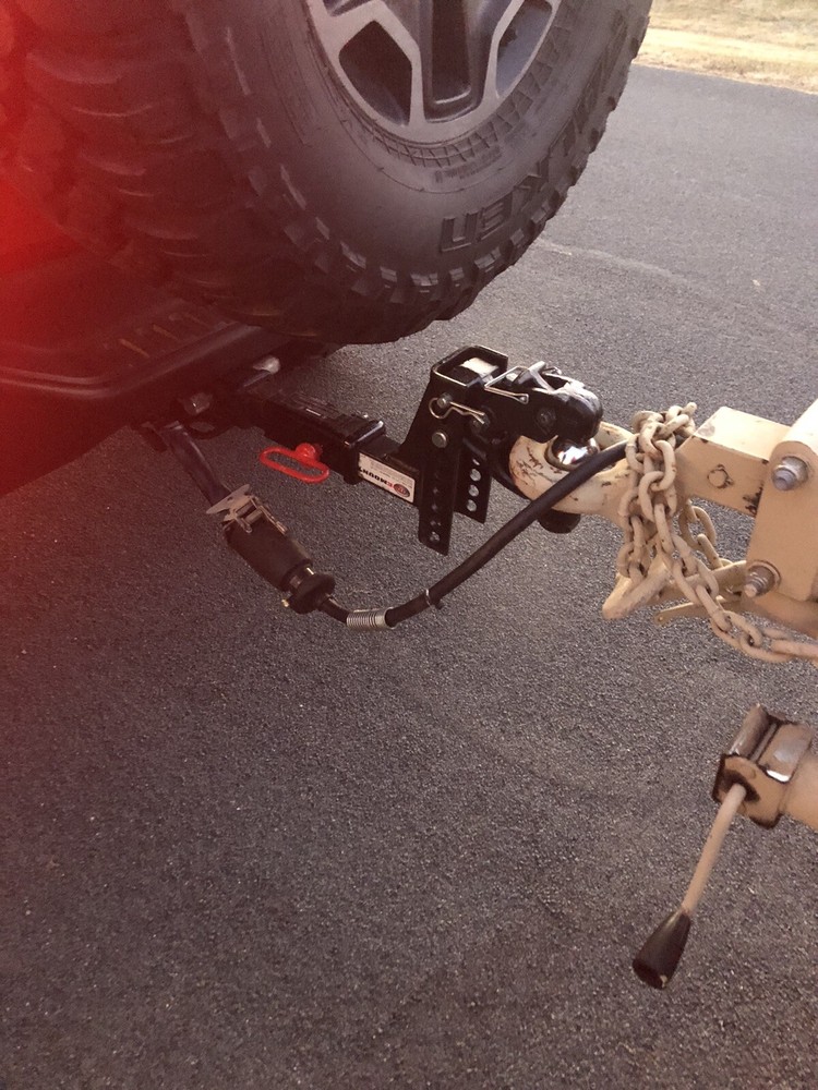 Military Trailer to Civilian Truck Adapter 9" fits M-Series Humvee M1101 M1102