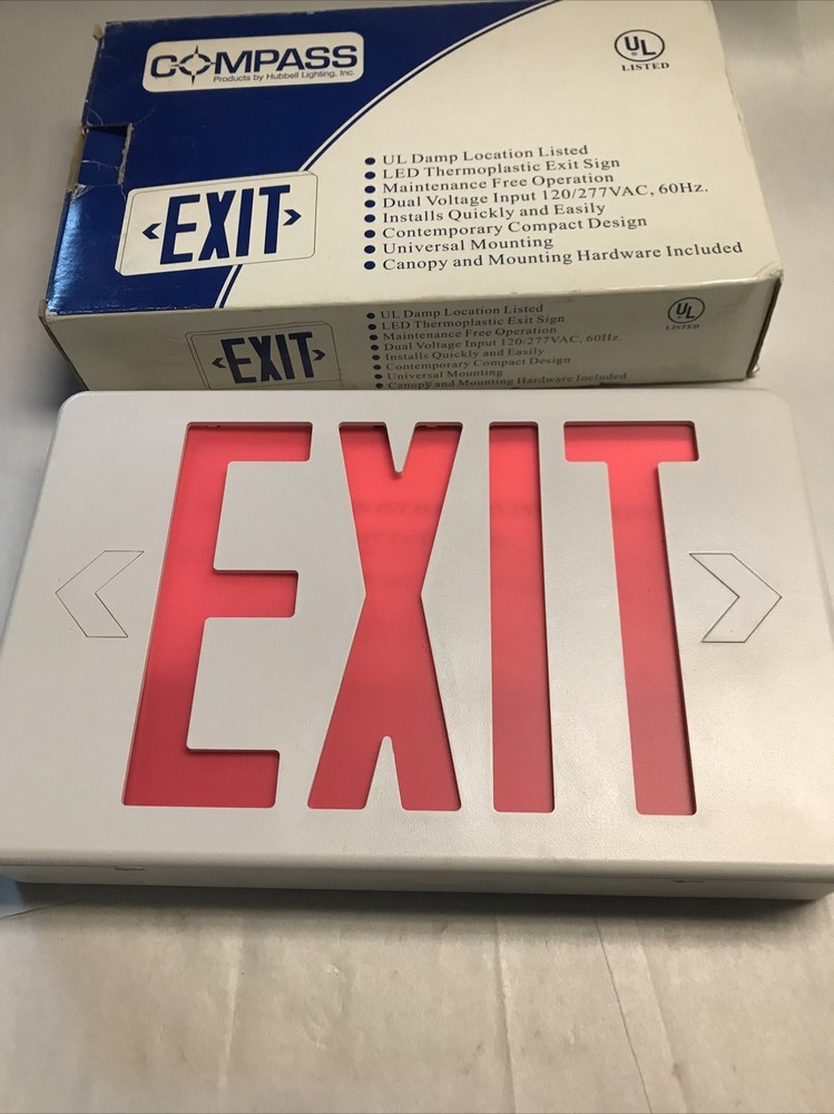 Compass,CSXWREB3,LED Emergency Exit Sign