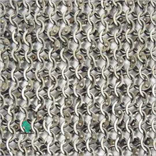Roman Chainmail Shirt – 6mm Round Riveted Rings with Solid Rings