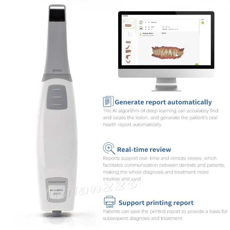 Portable Digital 3D Intraoral Scanner