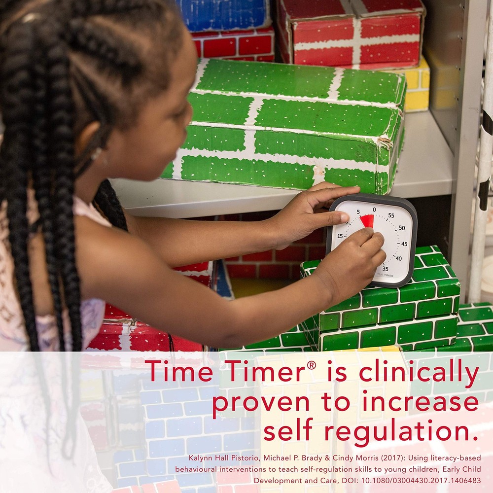 MOD (Charcoal), A Visual Countdown 60 Minute Timer for Classrooms, Meetings, ...