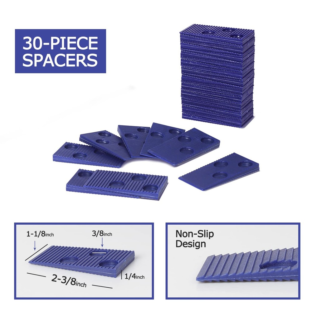 WORKPRO Laminate Wood Flooring Installation Kit with 33-Pack, Multicolor