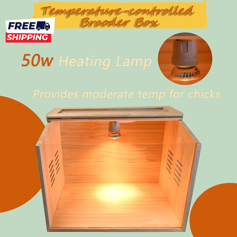 Brooder Box for Chicks Chicken Brooder Box Chicken Heater Poultry Brooder