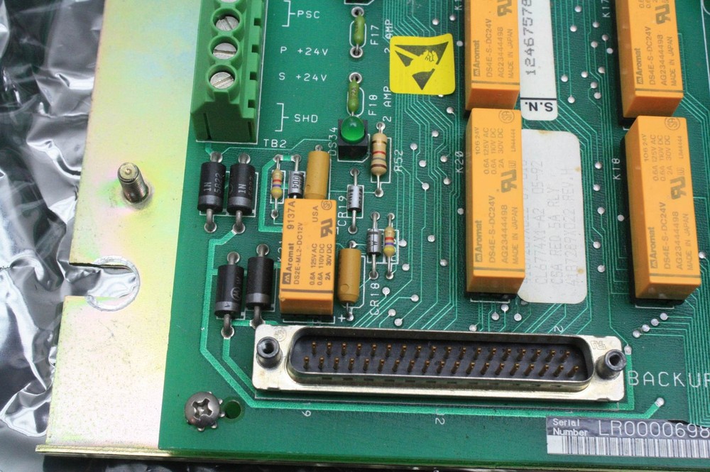 Fisher Controls CL6774 Relay Output I/O Board